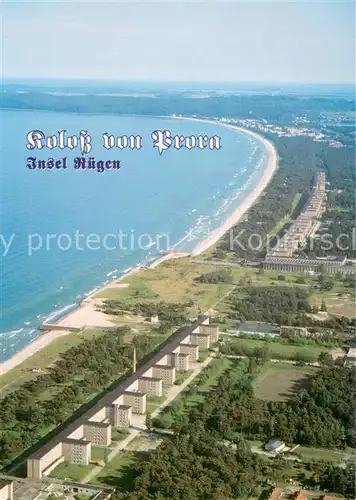 AK / Ansichtskarte Insel_Ruegen Koloss von Prora Fliegeraufnahme Insel Ruegen