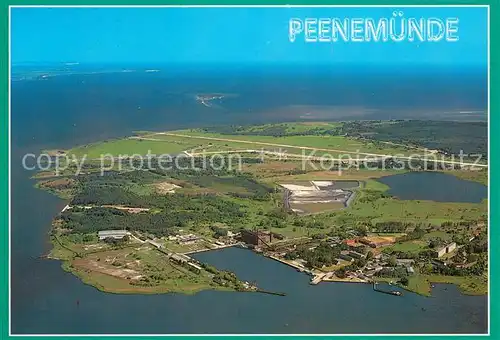 AK / Ansichtskarte Peenemuende Fliegeraufnahme Peenemuende