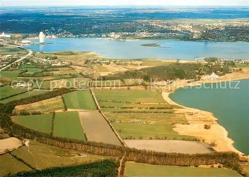 AK / Ansichtskarte Schleswig_Schlei Wikinger Museum Haithabu Halbkreiswall Fliegeraufnahme Schleswig_Schlei