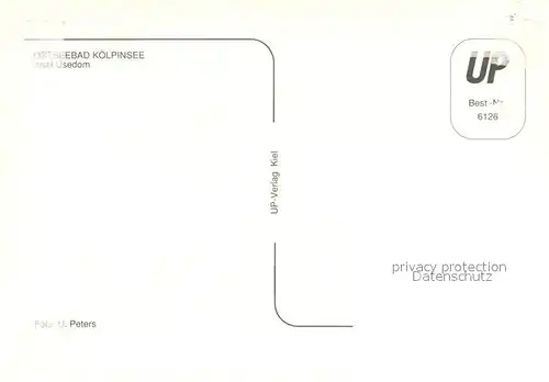 AK / Ansichtskarte Koelpinsee_Usedom Fliegeraufnahme Koelpinsee Usedom