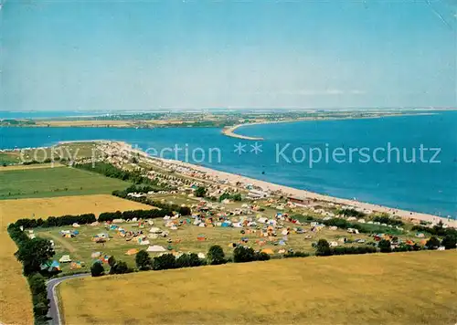 AK / Ansichtskarte Neukirchen_Oldenburg Campingplatz Suetel an der Ostsee Fliegeraufnahme Neukirchen Oldenburg