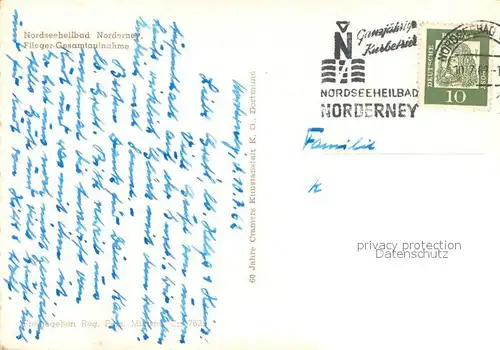 AK / Ansichtskarte Norderney_Nordseebad Fliegeraufnahme Norderney_Nordseebad