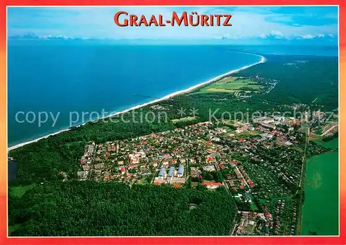 AK / Ansichtskarte Graal Mueritz_Ostseebad Fliegeraufnahme Graal Mueritz_Ostseebad