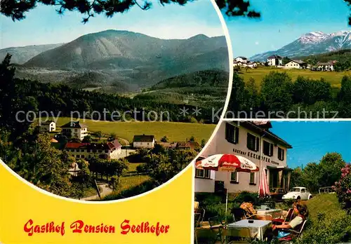 AK / Ansichtskarte Prigglitz Gasthof Pension Seelhofer Panorama Terrasse Prigglitz