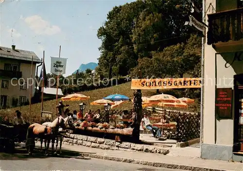 AK / Ansichtskarte St_Wolfgang_Salzkammergut Schlosswirt Schlossgarten St_Wolfgang_Salzkammergut