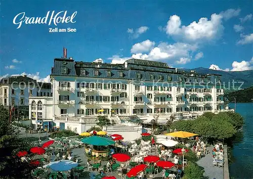 AK / Ansichtskarte Zell_See Grand Hotel Freiterrasse Zell_See