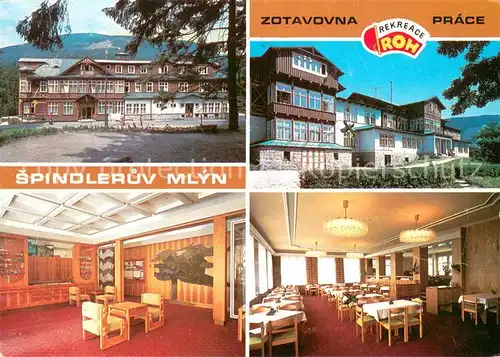 AK / Ansichtskarte Spindleruv_Mlyn_Spindlermuehle Zotavovna ROH Prace s ubytovnou Havir Interieur Spindleruv_Mlyn