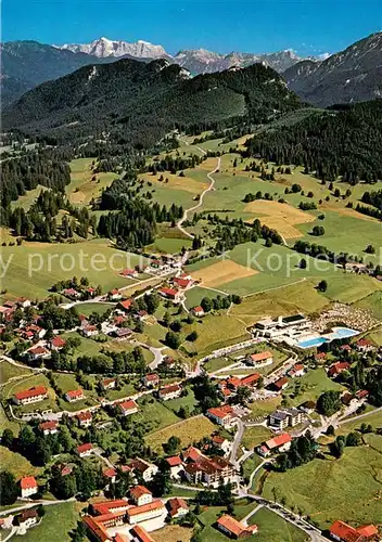AK / Ansichtskarte Pfronten Fliegeraufnahme mit Tiroler Alpen Pfronten