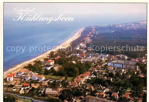 AK / Ansichtskarte Kuehlungsborn_Ostseebad Fliegeraufnahme Kuehlungsborn_Ostseebad