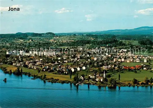 AK / Ansichtskarte Jona am oberen Zuerichsee Fliegeraufnahme Jona