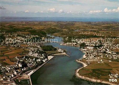 AK / Ansichtskarte Audierne A l estuaire du Goyen Port vue aerienne Audierne