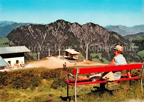 AK / Ansichtskarte Alpbach Bergstation Wiedersbergerhorn Fernsicht Alpenpanorama Alpbach