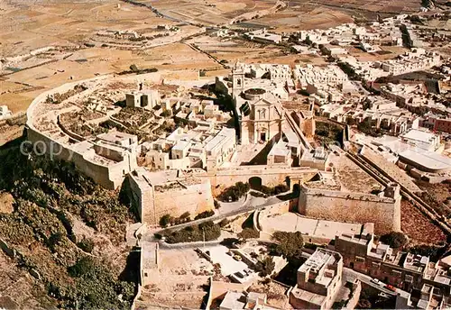 AK / Ansichtskarte Gozo_Malta Zitadelle Fliegeraufnahme Gozo_Malta
