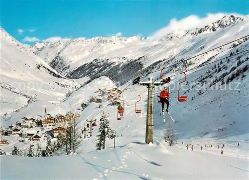 AK / Ansichtskarte Obergurgl_Soelden_Tirol Gaisberglift oetztal Wintersportplatz oetztaler Alpen Obergurgl_Soelden_Tirol