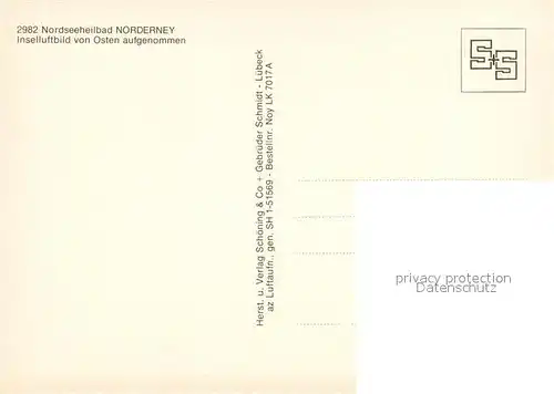 AK / Ansichtskarte Norderney_Nordseebad Nordseeinsel Fliegeraufnahme Norderney_Nordseebad