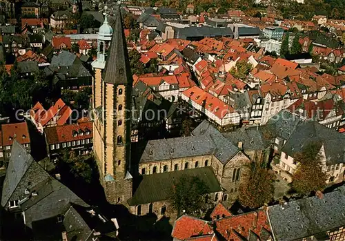 AK / Ansichtskarte Goslar Marktkirche St Cosmas und Damian Fliegeraufnahme Goslar