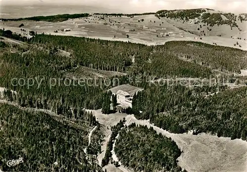 AK / Ansichtskarte Schauinsland Waldhotel am Notschrei Fliegeraufnahme Schauinsland