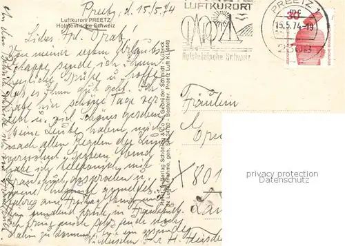 AK / Ansichtskarte Preetz_Holstein Fliegeraufnahme Preetz_Holstein