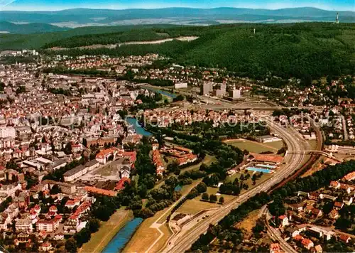 AK / Ansichtskarte Marburg_Lahn Fliegeraufnahme Marburg_Lahn