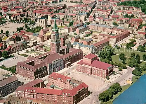 AK / Ansichtskarte Kiel Rathaus und Stadttheater  Kiel