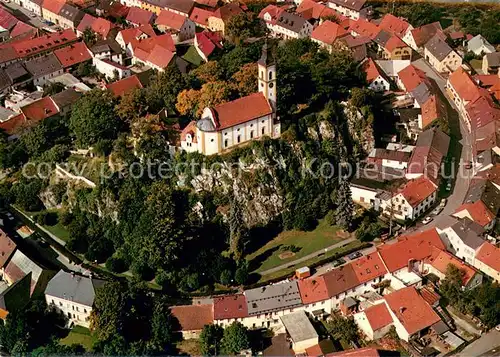 AK / Ansichtskarte Pleystein Kreuzberg Fliegeraufnahme Pleystein