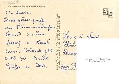 AK / Ansichtskarte Timmendorfer_Strand Fliegeraufnahme Timmendorfer_Strand