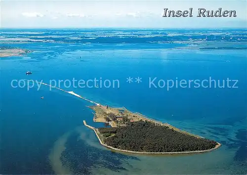 AK / Ansichtskarte Insel_Ruden Fliegeraufnahme Insel Ruden