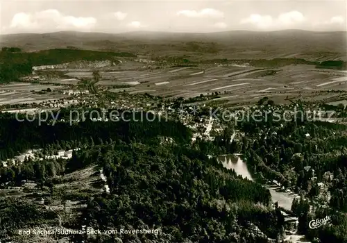 AK / Ansichtskarte Bad_Sachsa_Harz Hotel Berghof Ravensberg Fliegeraufnahme Bad_Sachsa_Harz