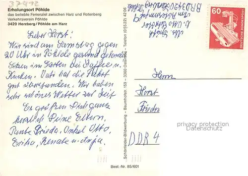 AK / Ansichtskarte Poehlde Fliegeraufnahme Poehlde