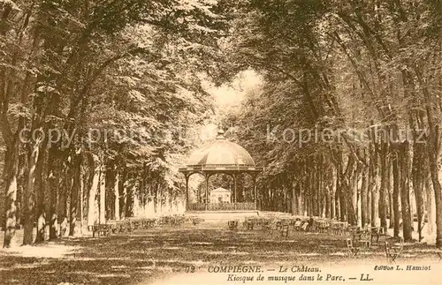 AK / Ansichtskarte Kiosque_Pavillion Compiegne  