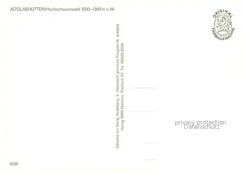 AK / Ansichtskarte Altglashuetten mit Windgfaellweiher Blick zum Feldberg Fliegeraufnahme Altglashuetten