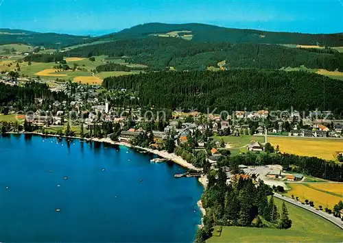 AK / Ansichtskarte Titisee Ferienort im Hochschwarzwald Fliegeraufnahme Titisee