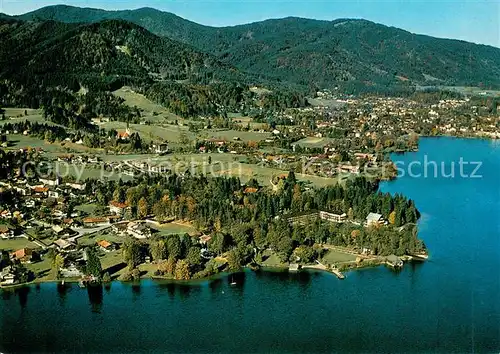 AK / Ansichtskarte Bad_Wiessee Kurort am Tegernsee Fliegeraufnahme Bad_Wiessee