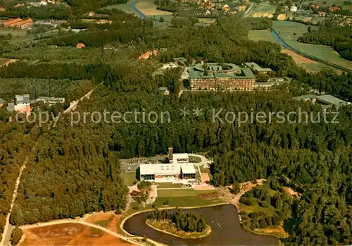 AK / Ansichtskarte Bad_Bramstedt Kurhaus Kurpark Fliegeraufnahme Bad_Bramstedt