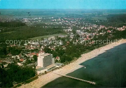 AK / Ansichtskarte Timmendorfer_Strand Kurhaushotel Seeschloesschen Fliegeraufnahme Timmendorfer_Strand