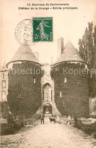AK / Ansichtskarte Coulommiers Chateau de la Grange entree principale Coulommiers