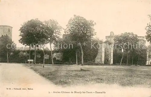 AK / Ansichtskarte Blandy_les_Tours_Moisenay Ancien chateau 
