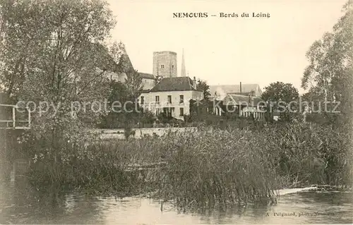 AK / Ansichtskarte Nemours_Seine et Marne Bords du Loing Nemours Seine et Marne