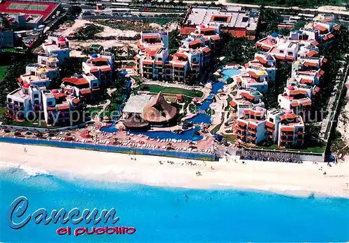 AK / Ansichtskarte Cancun Fliegeraufnahme Cancun