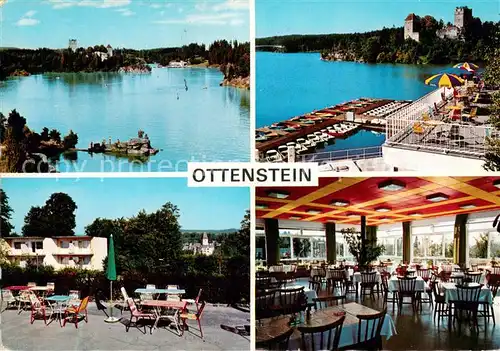 AK / Ansichtskarte Ottenstein_Rastenfeld Erholungszentrum Seepartie Terrasse Speisesaal Ottenstein_Rastenfeld