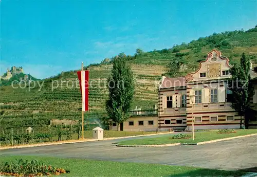 AK / Ansichtskarte Duernstein_Wachau Kellerschloessl mit Ruine Duernstein Duernstein_Wachau