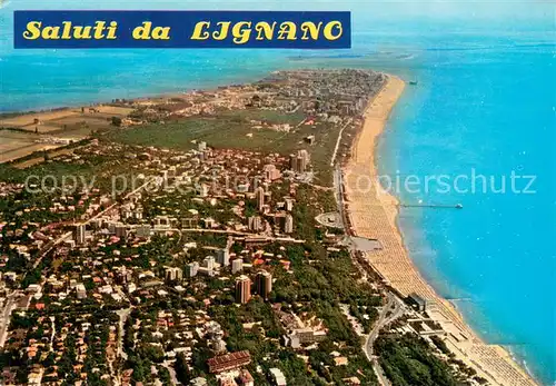 AK / Ansichtskarte Lignano_Pineta Fliegeraufnahme Lignano Pineta