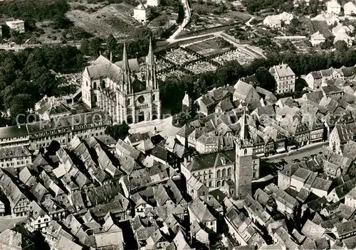 AK / Ansichtskarte Obernai_Bas_Rhin Fliegeraufnahme Obernai_Bas_Rhin