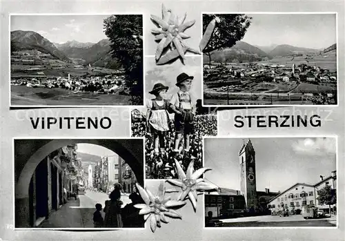 AK / Ansichtskarte Sterzing_Suedtirol Panorama Ortspartien Kirche Sterzing Suedtirol