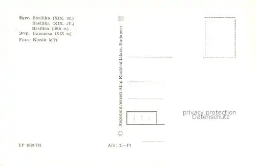 AK / Ansichtskarte Eger_Cheb_Tschechien Bazilika 