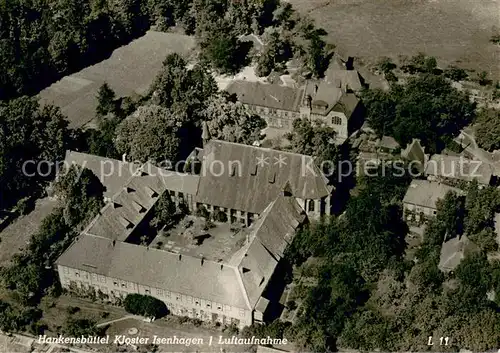 AK / Ansichtskarte Hankensbuettel Kloster Isenhagen Fliegeraufnahme Hankensbuettel