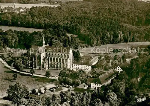 AK / Ansichtskarte Altenberg_Rheinland Dom zu Altenberg Fliegeraufnahme Altenberg_Rheinland