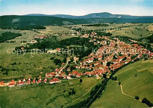 AK / Ansichtskarte St_Andreasberg_Harz Fliegeraufnahme mit Brocken und Wurmberg St_Andreasberg_Harz