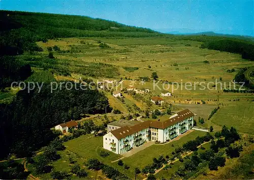 AK / Ansichtskarte Holzhausen_Burbach Familien Ferienheim des Blauen Kreuzes Fliegeraufnahme Holzhausen Burbach