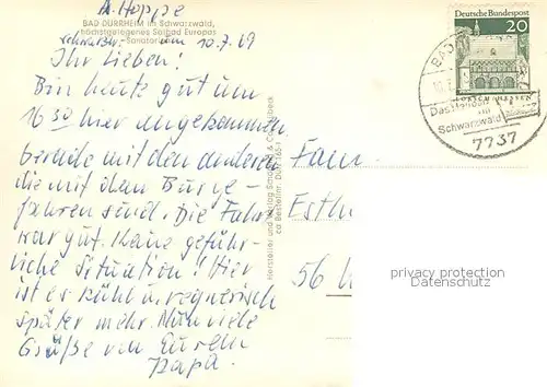 AK / Ansichtskarte Bad_Duerrheim Schwarzwald Sanatorium Bad_Duerrheim